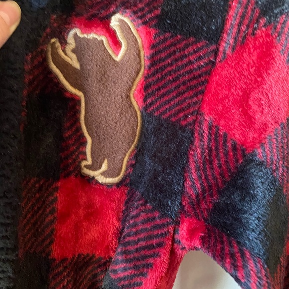 Boys Girls Komar Kids Red Black Ribe Bear 7/8 Size Kids Childrens Small - Picture 5 of 6